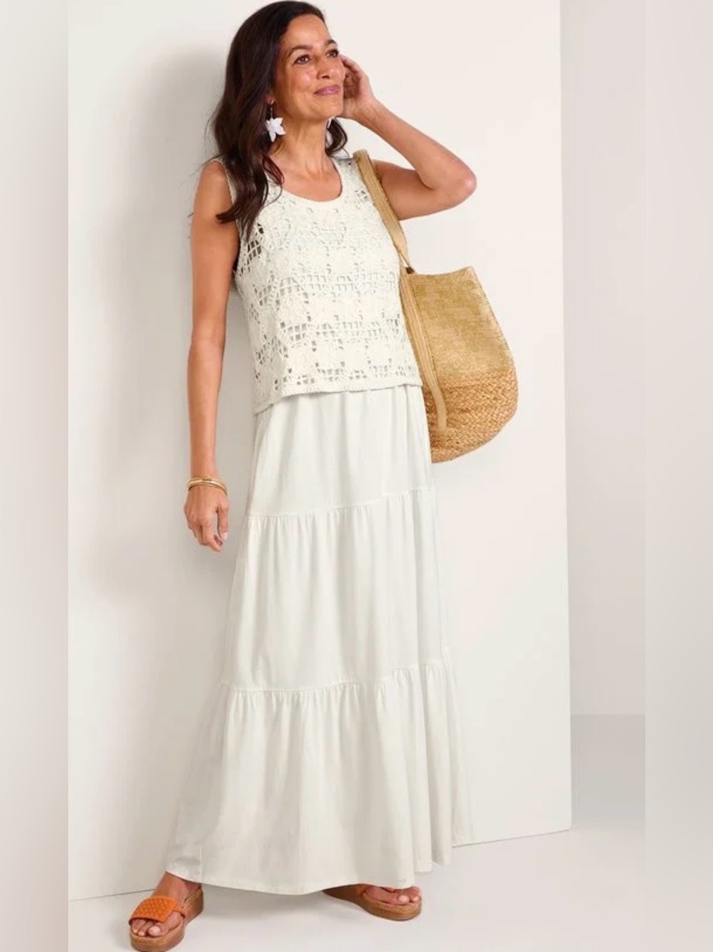 Soft Surroundings Jimena 2 Piece Maxi Dress